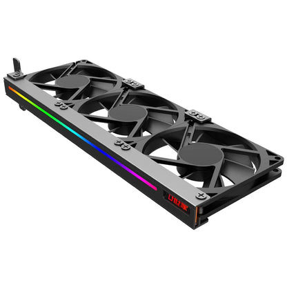 TEUCER VC-C270 Auxiliary PCI Case Ball Bearing Plastic Heatsink for Graphics Card Cooler Efficient CPU Computer Cooling Fan