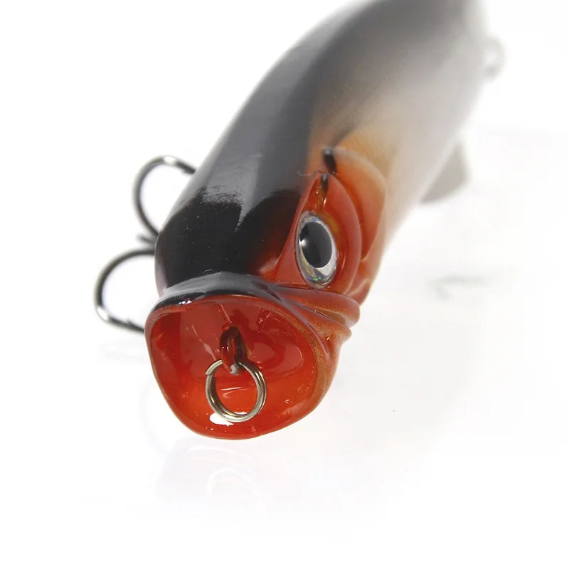 TOP WATER Popper Lure 8cm/11.3g Floating Hard Baits Artificial Bait Fishing Lure