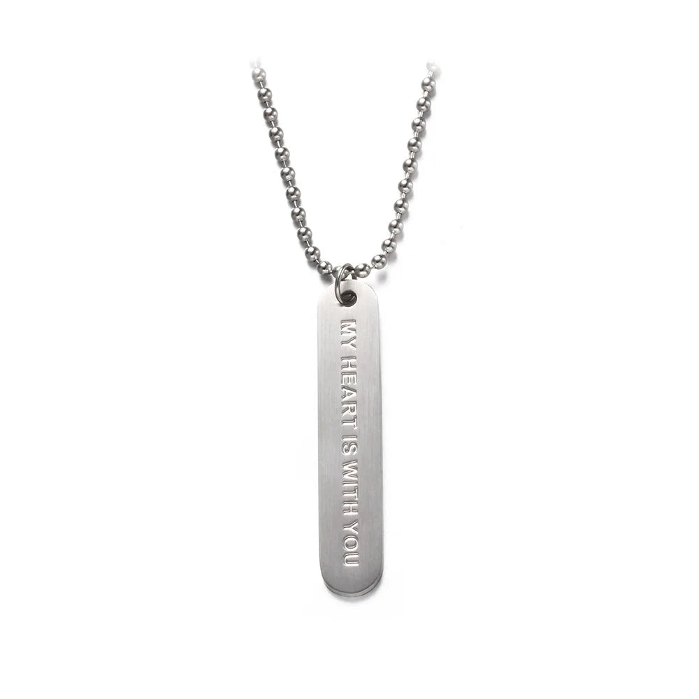 High-quality Stainless Steel Jewelry Trendy Minimalist Vintage Fashion Stainless Steel Custom Jewelry Wholesale Necklace