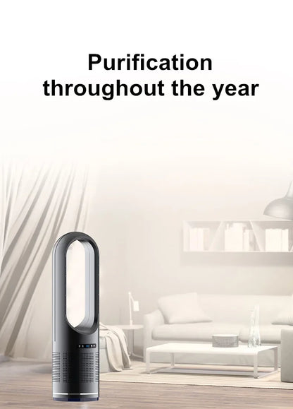 46 Inch Fan Hot And Cold Wind Smart Standing Fans Floor Fan For Home Tower Silent Remote Control Air Circulator Cooling Fan