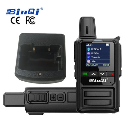 BinQi US Warehouse Fast Shipping BQ-360 4G PoC Walkie Talkie 1 Set 2pcs Dual Mode Long Range PTT Radio with SIM Card
