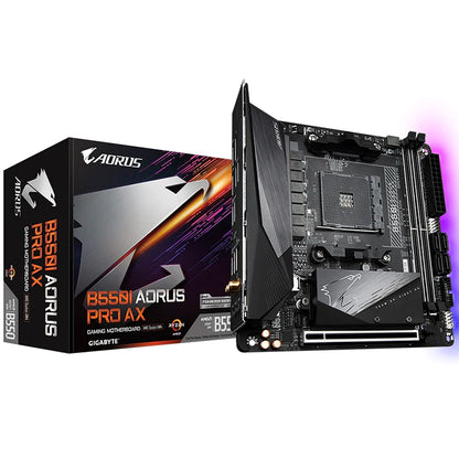 GIGABYTE B550I AORUS PRO AX Motherboard Supports 3rd Gen AMD Ryzen Processors