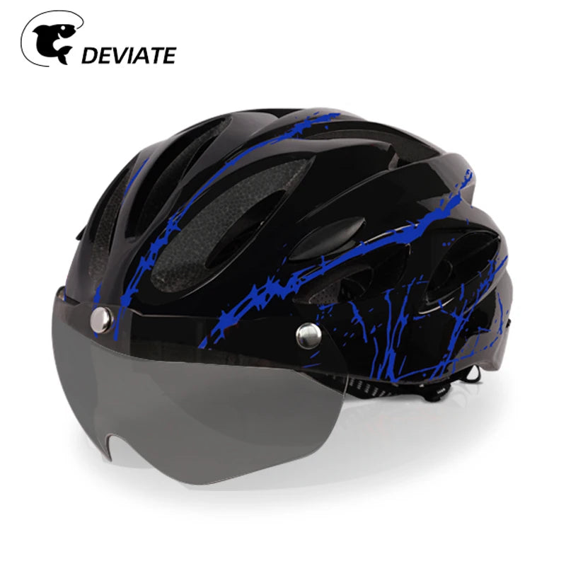 DEVIATE OEM ODM Custom Adjustable Dirt Bike Helmet with 11-15 Air Vents EPS+PC Material for E-Bike & Biking