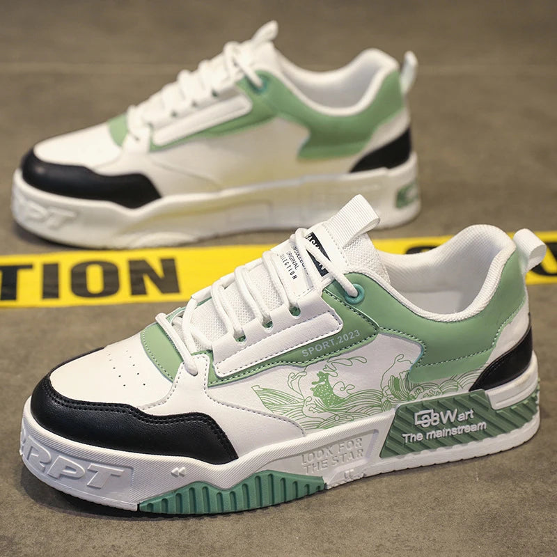 Y 39-44 the New Men's Fashionable Casual Sneakers Trend Thicksole Heightened Everyday Versatile Men's Shoes