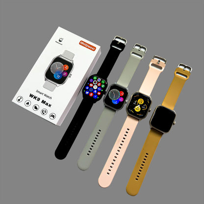 2026 Newest WK9 Max T800 Ultra Smart Watch 2.01 Inch Screen Rotating Dual Buttons Hiwatch Pro S8 IWO Smartwatch T800 Ultra