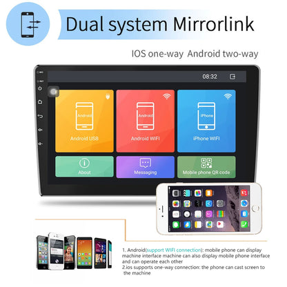 7870 Universal 2K Touch Screen Android 13 Car Split-screen GPS/AM/FM/Bluetooth Navigation Radio Multimedia Video Car DVD Player