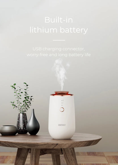 HIINST Waterless Diffuser for Essential Oil Luxury Aromatherapy Diffuser Rechargeable Aroma Diffuser for Home Room