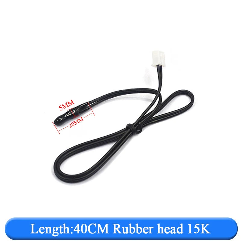 Air Conditioning Temperature Sensor 5K 10K 15K 20K 25k 50K Air Conditioner Tube Sensor Rubber Head Copper Head