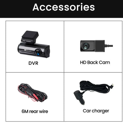 4K 3.2 Inch Hidden Mini Dash Cam With Front and Rear Wifi GPS FHD 2160P Rear View Camera Night Vision Auto Camera for Car