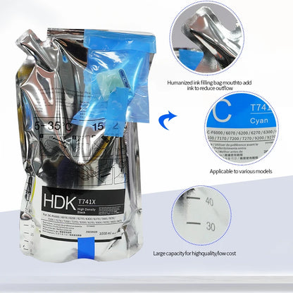 Heat Press Ink Sublimation Ink Bag for Epson Surecolor F6070 F6000 F6200 F6270 for Epson SC-F9300 Ink
