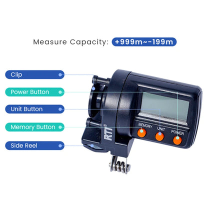 High Quality ABS Plastic Fishing Counter Fishing Depth Counter
