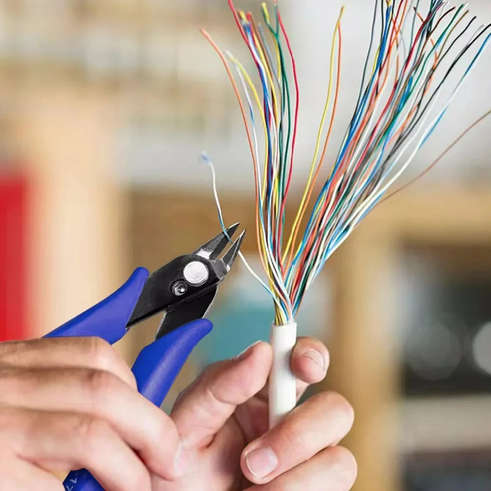 Steel Diagonal Pliers Wire Cutters and Strippers Model Tool for Electronic Cutting RC Helicopter & FPV Drone DIY Parts