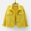 TTT-9539-T-Chaqueta Mujer Veste Femme New colorful plus-size Women Plus Size Jean Jacket Ladies Denim Coats Women Jackets