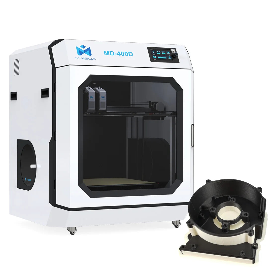 Mingda MD-400D Dual Color Large Scale Petg Cf 3d Printer Machine Industrial 3d Printers for Carbon Fiber