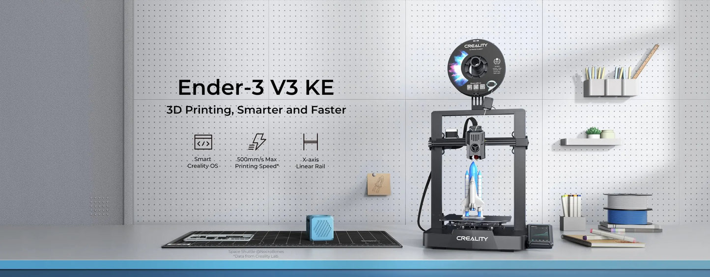 Creality Ender 3 V3 KE Smart Creality OS 500mm/s Max Printing Speed Smarter and Faster FDM 3D Printer