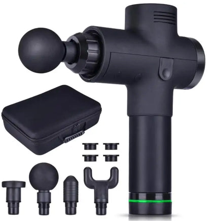 Hot Selling Body Deep Tissue Massage Gun 6 Head Attachments Quick Rechargeable