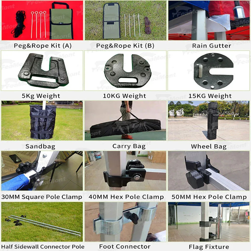 FEAMONT Warehouse Custom Heavy Duty Shoulder Storage Carry Bag for Folding Tent Canopy Custom Tent Carry Bag