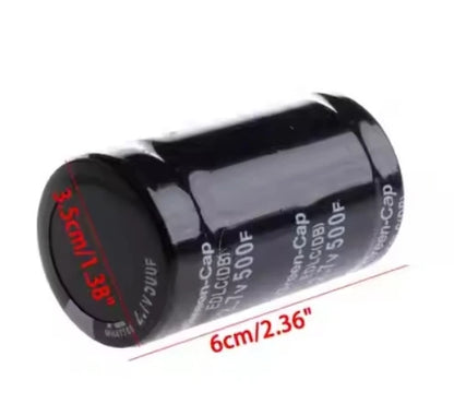 2.7V500F 2.5V500F Super Farad Capacitor 35*60 Car Capacitor