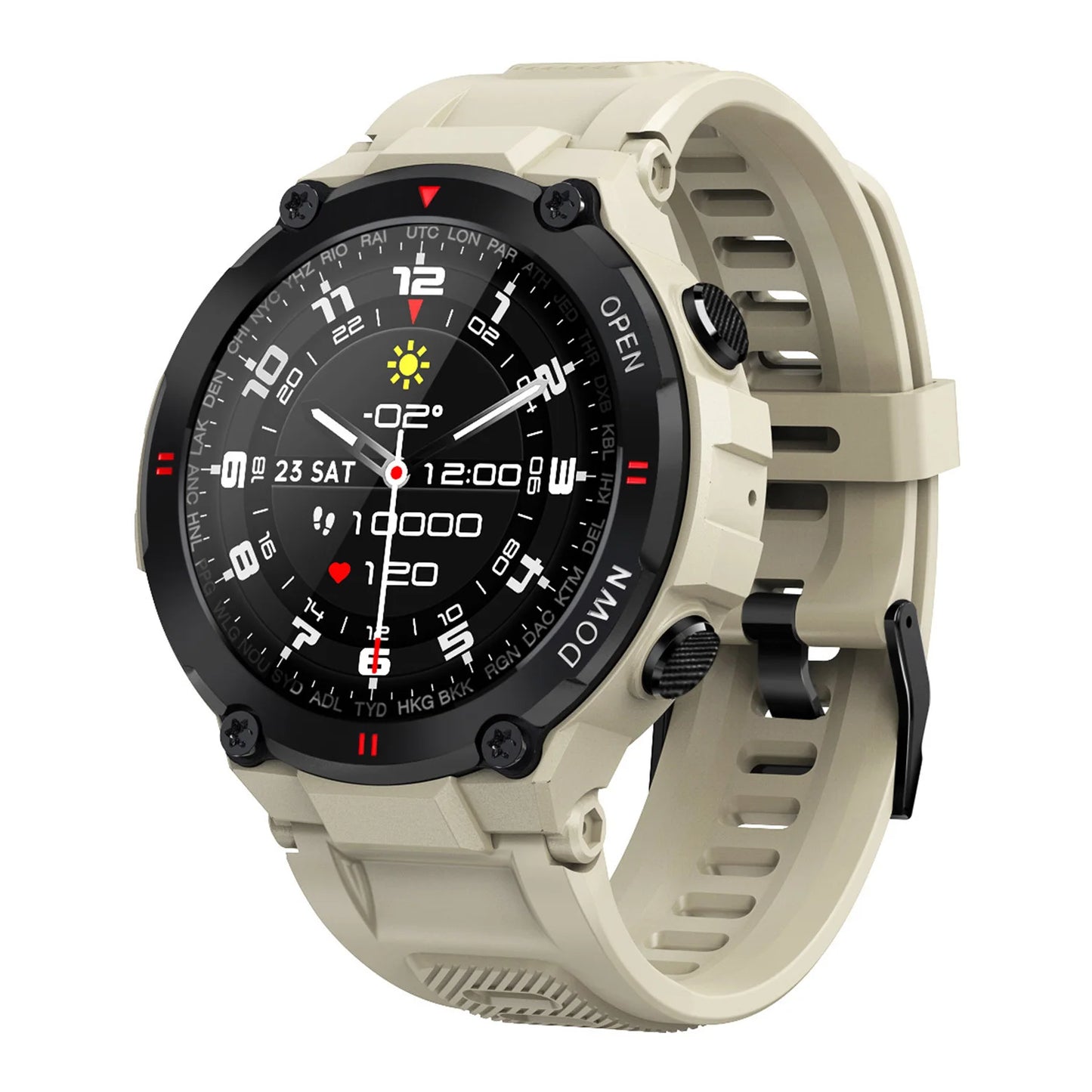 Lemonda K22 Full Touch Smartwatch Period Prediction Health Fitness Tracker Touch Smart Watch