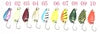 Wholesale Fishing Spoon Lures Trout 2.5/3.5/5 g  Metal Spoon Lure 2022  Fishing Tackle Lure Trout Bass Fishing  Artificial Bait