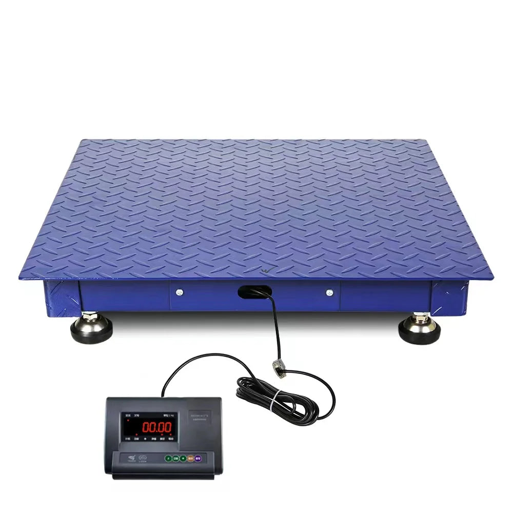 High Quality Carbon Steel 5 Ton Cattle Weighing Scales Industrial Electronic Balance Platform Floor Weighing Scales for Sale