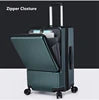 Carry on Luggage Wide Handle Luxury Design Rolling Travel Suitcase PC Hardside With Aluminum Frame Hollow Spinner Wheels