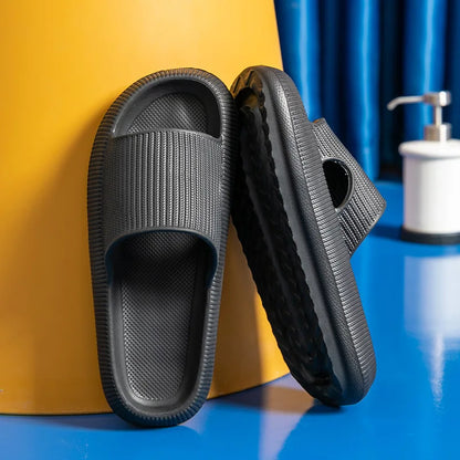 Hot Best Selling Products 2026 Women Thick Platform Summer Indoor Beach Pillow Slides House Cushion Cloud slippers Custom Logo