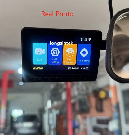 Hotsale Front and Rear Camera Car Dvr Recorder Dash Cam 3 Inch IMX415 Starvis Night Vision Wifi Gps 4K Dual Lens 30Fps Dashcam