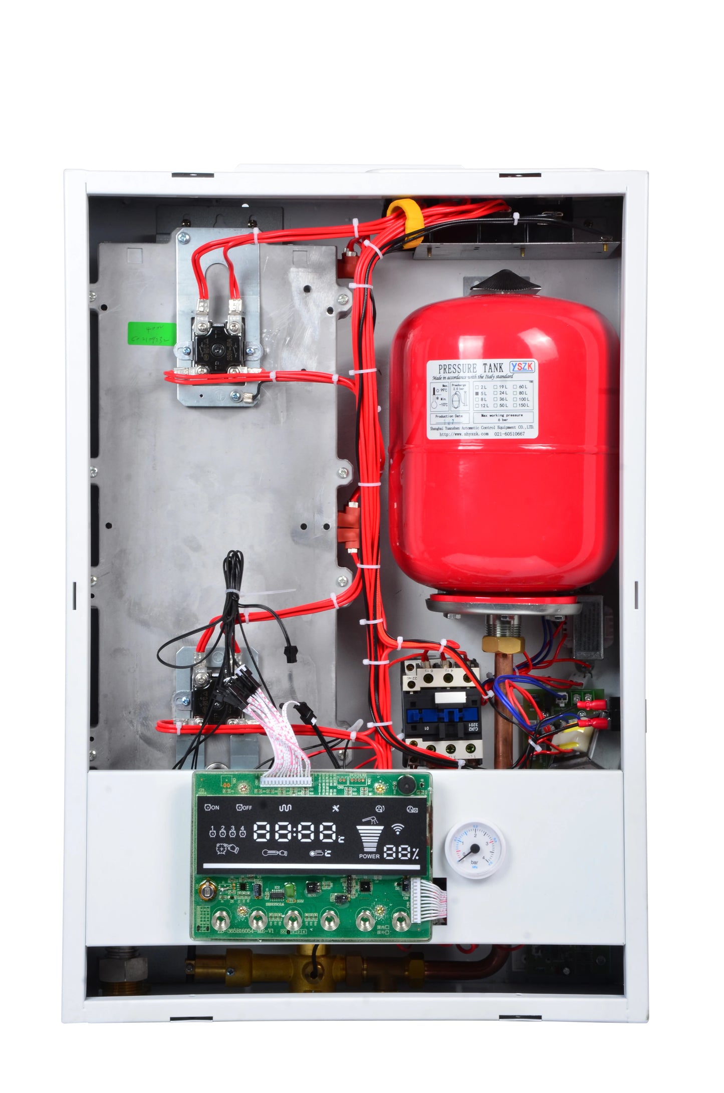 50KW Electric Water Heating System 3-Phase Vertical Style Boiler Home Industrial Use Applicable Restaurants Used New Condition