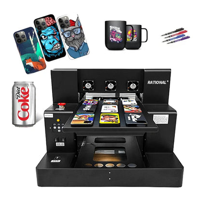 3050 UV DTF Printer Multi Color Inkjet Printers Cup Wrap Irregularly Shaped Bottle Sticker A3 UV Flatbed Printer