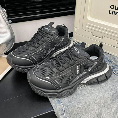 2024 Versatile Dad Shoes Spring and Summer New Casual Shoes for Women  Mesh Soft Bottom Instagram Trendy Running Sneakers