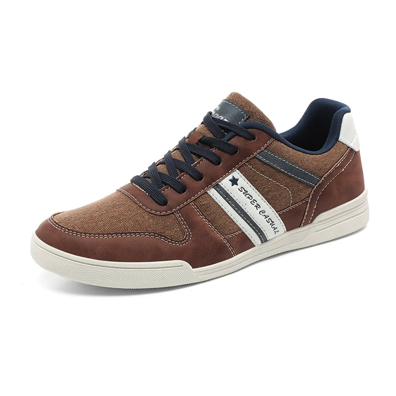 New Les Chaussures De Sports Tenis Pour Homme Real Cow Leather Men's Sneaker Italy Design Fashion Casual Shoes Big Size 48