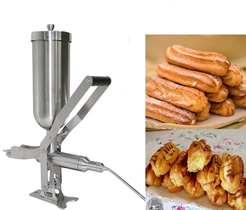 Low Cost High Quality Churros Filling Machine Butter Cream Manual Biscuit Filling Machine