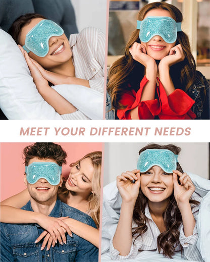 2025 New Medical Freezable Cooling Eye Mask Hot or Cold Gel Eye Compress Eye Health Supplies