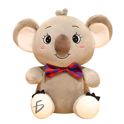 20/30cm Adorable Koala Plush Toy - Cute Australian Cartoon Animal Stuffed Animal with Tie.