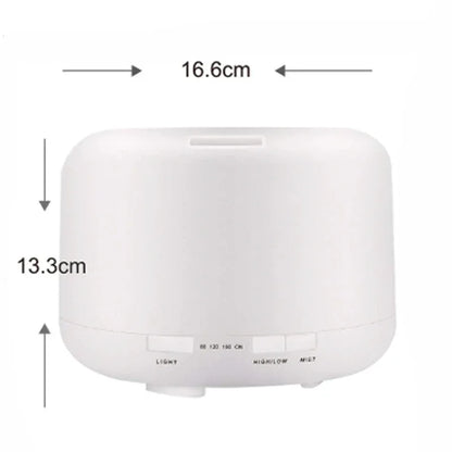 Ultrasonic Cool Mist Humidifier, Aroma Essential Oil Diffuser 7 Color Night Light with Bluetooth Music Speaker, Auto Shut Off