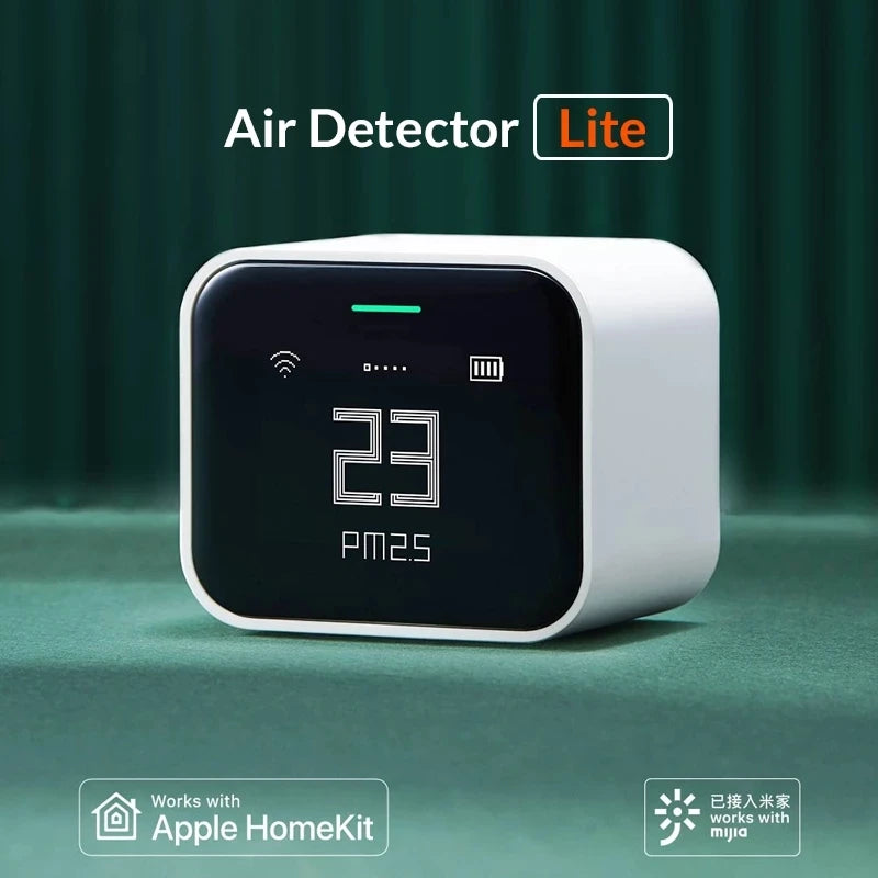 Qingping WIFI PM2.5 PM10 CO2 Temperature Air Quality Detector Monitor Lite for Xiaomi Homekit