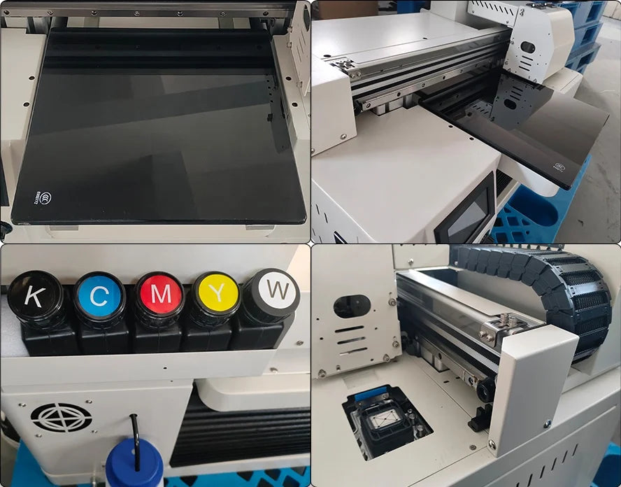 Digital Cheap Small A4 Size Direct Inkjet Uv Dtf 3d Flatbed Printer Machine for Mobile Cover Metal Acrylic Tp