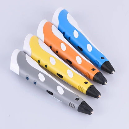 Factory Direct Sale 3D Painting Printing Pen 12V Metal Motor PLA 3 m 3 Color Consumables 3d Printing Pen