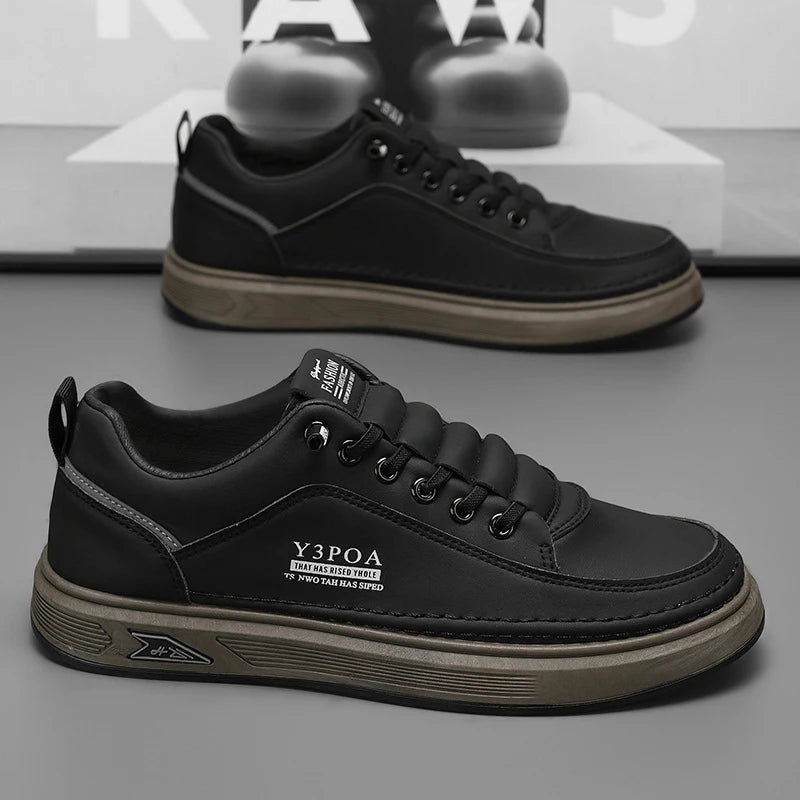 Y Men's Shoes New Breathable Little White Shoes Trendy and Versatile One-footed Street Athleisure Board Shoes