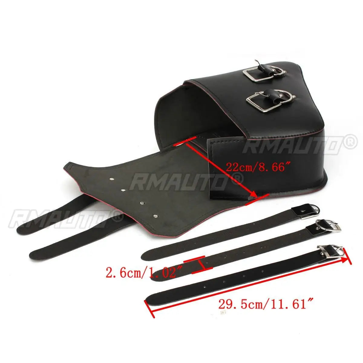A Pair Universal PU Leather Saddle Bag Motorcycle Luggage Motorcycle Saddlebags Saddlebags Pouch for Harley Waterproof