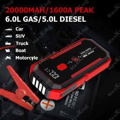 20000mah Jump-starter Portable Jump-starter Power Bank Super Capacity Jump-starter