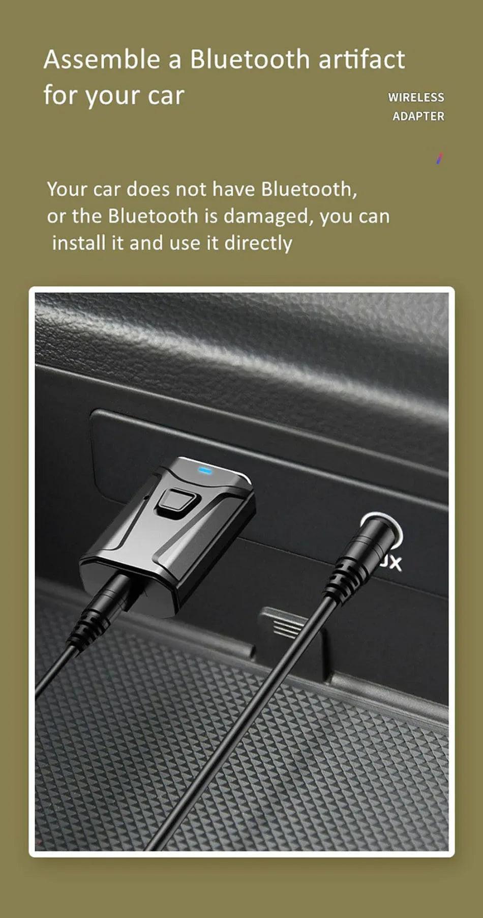 Wireless Tv Earbud Tws Bluetooth Headset with USB Adaptor 9D Stereo Earphone CVC Noise Cancelling 2000mA Charging Box Mic for TV