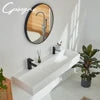 Cpingao New Design High Quality White Solid Surface Hand Wall Hung Wash Basin for Home Hotel