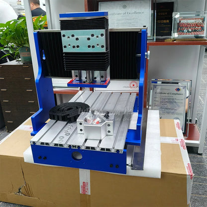 3 Axis CNC Router 3040L  Metal Frame Linear Guideway PCB Milling Machine Nema23 Stepper Motor for Wood Metal Engraving Carving