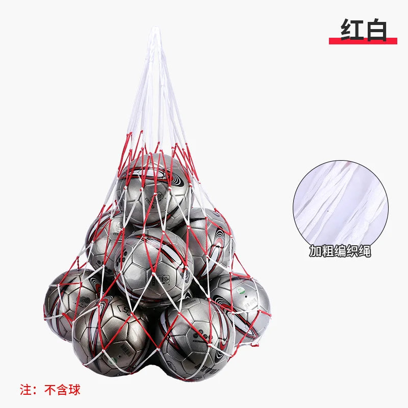 Large Capacity Basketball Mesh Bag for Easy Carrying for Sports & Entertainment