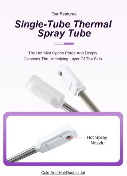Ozone Aromatherapy Facial Sauna Hot Sale 3 in 1  Steamer  Face Steam Spa Vapor Hot and Cold Spray 2025 Vapor