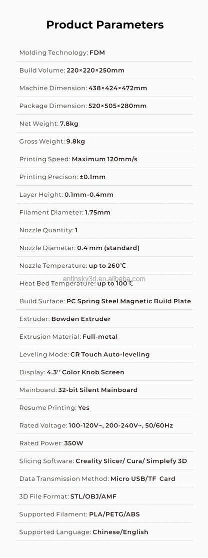 Creality Ender-3 V2 NEO 3D Printing Machine 3d Printer Upgrade From Ender3 V2 Impresora 3d