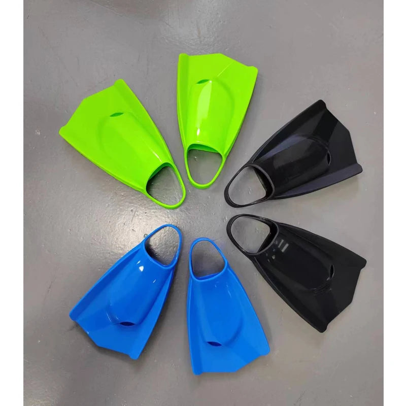 2025 Hot Sale Custom Made Adult Training Swim Flipper Snorkel Short Blade Silicone Fins Swimming