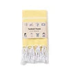 Luxury Cotton Quick-Dry Striped Hand Towels & Decorative Dishcloth Antimicrobial Eco-Friendly Machine Washable Home Kitchen Use